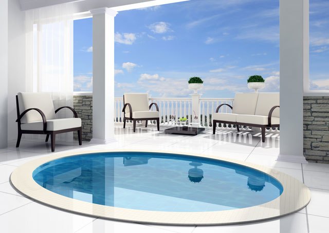 Still inground hot tub