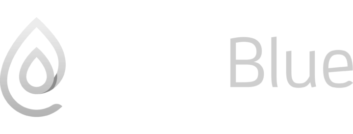 ClearBlue Ionizer Logo in White and Silver