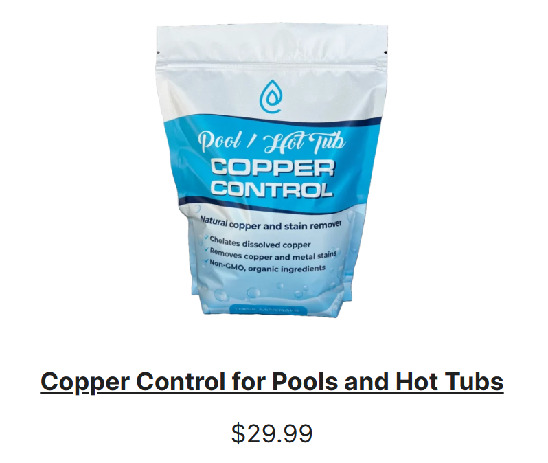 Copper Control for Pools and Hot Tubs